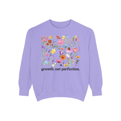 Growth, Not Perfection - Comfort Colors Sweatshirt