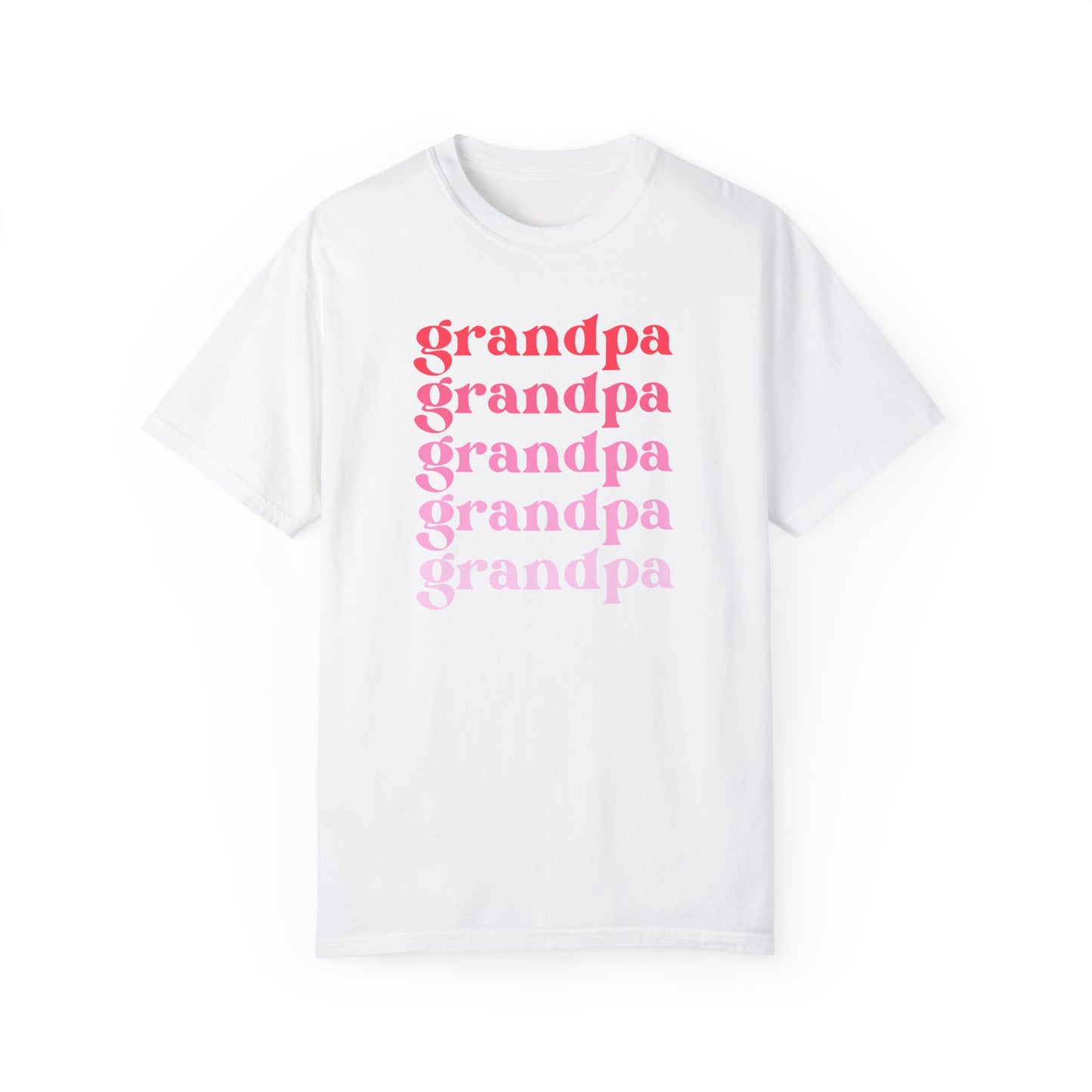 Grandpa (Pink) - Comfort Colors Shirt