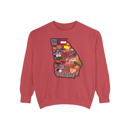 Beautiful State of Georgia - Comfort Colors Sweatshirt