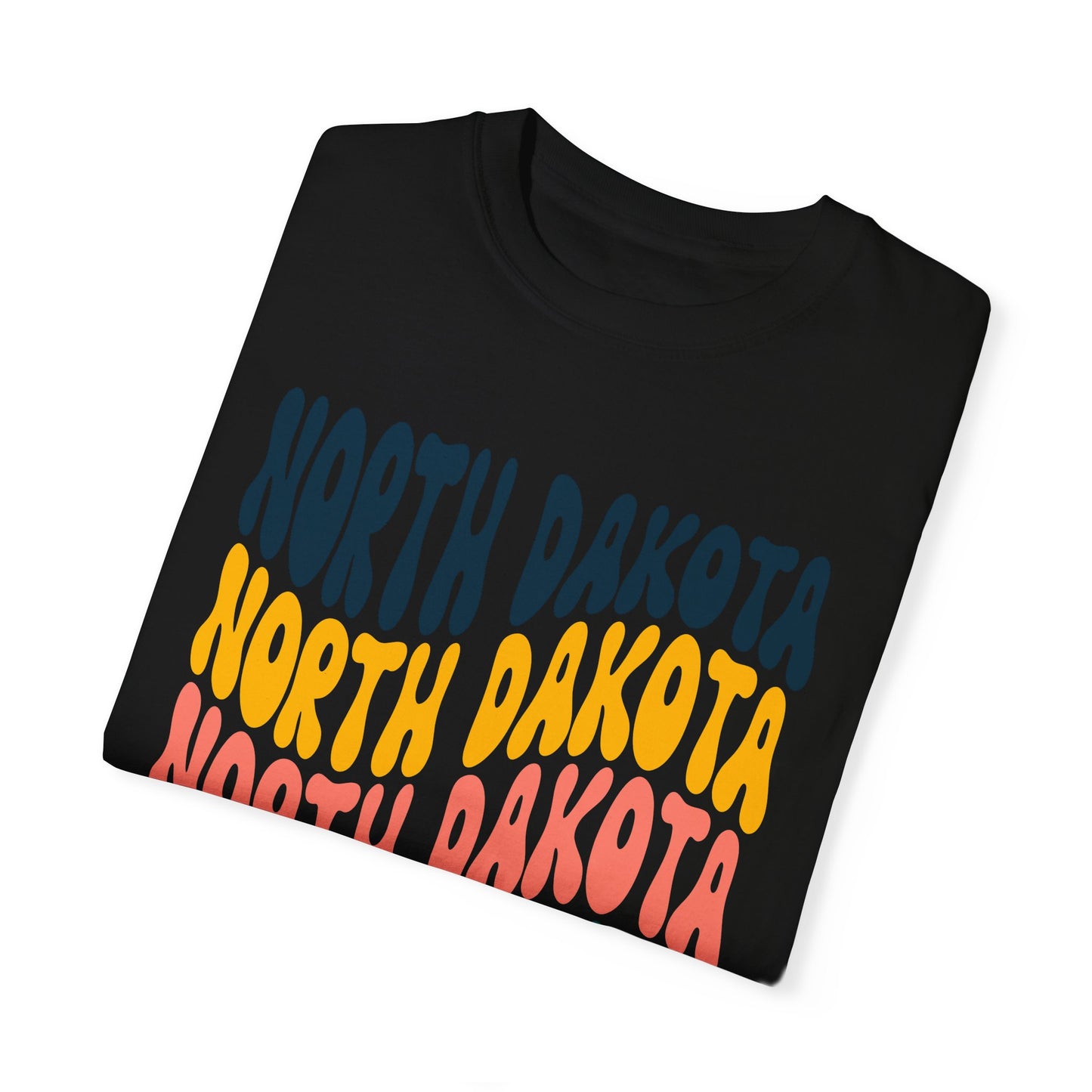 Retro North Dakota - Comfort Colors Shirt