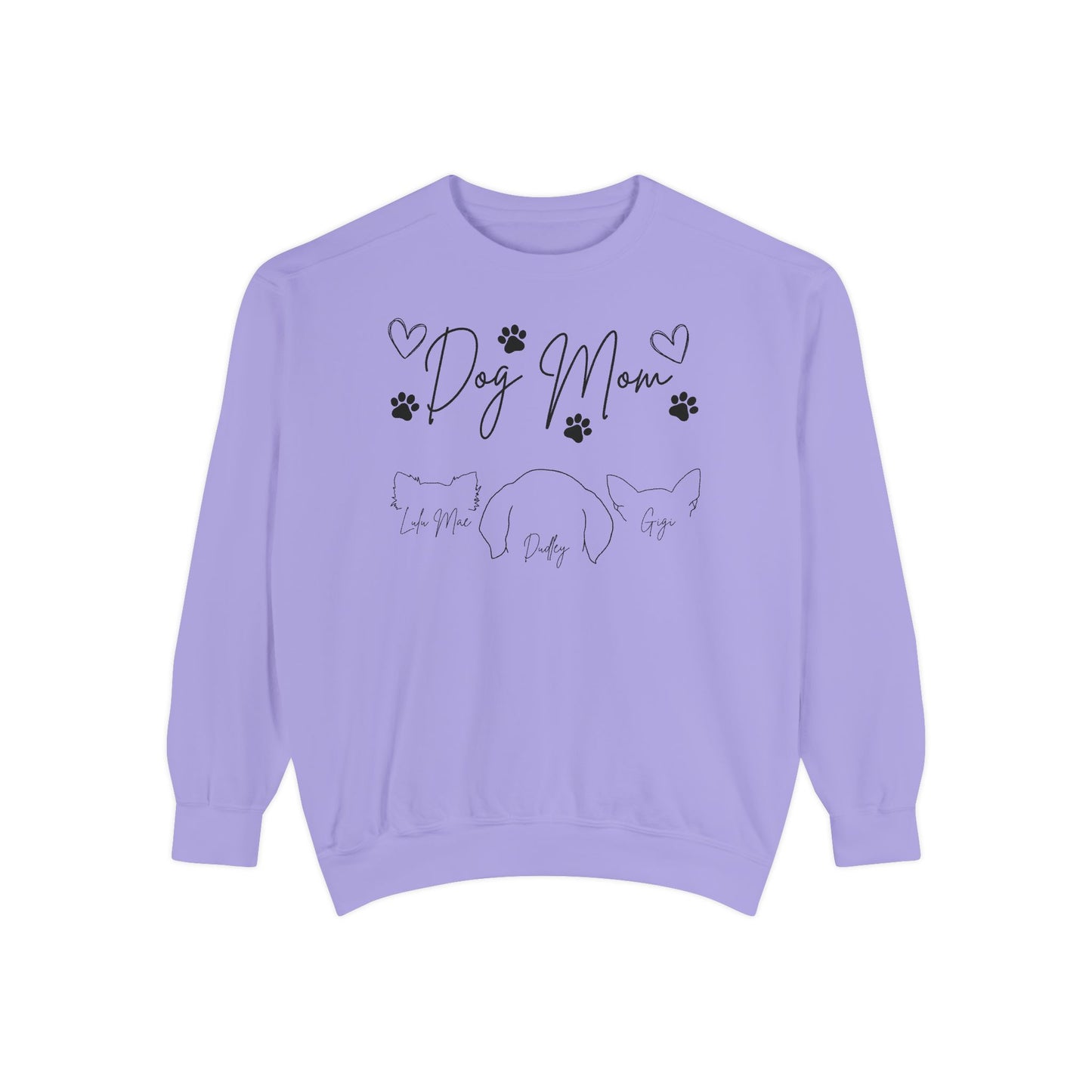 Dog Mom *Customize/Personalize* - Comfort Colors Sweatshirt