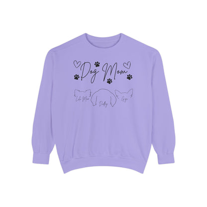 Dog Mom *Customize/Personalize* - Comfort Colors Sweatshirt