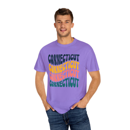 Retro Connecticut - Comfort Colors Shirt