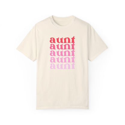 Aunt (Pink) - Comfort Colors Shirt