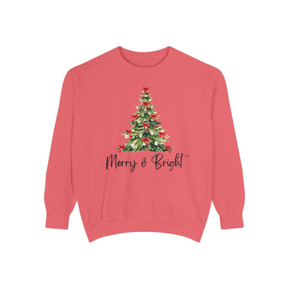 Merry & Bright - Comfort Colors Sweatshirt