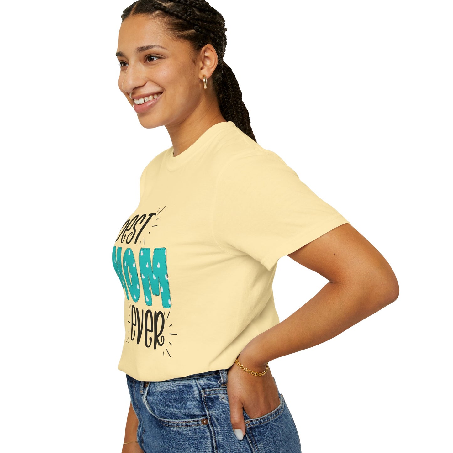 Best Mom Ever (Blue) - Comfort Colors Shirt