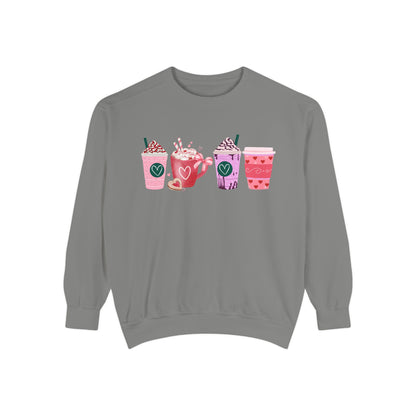 Valentine's Coffee - Comfort Colors Sweatshirt