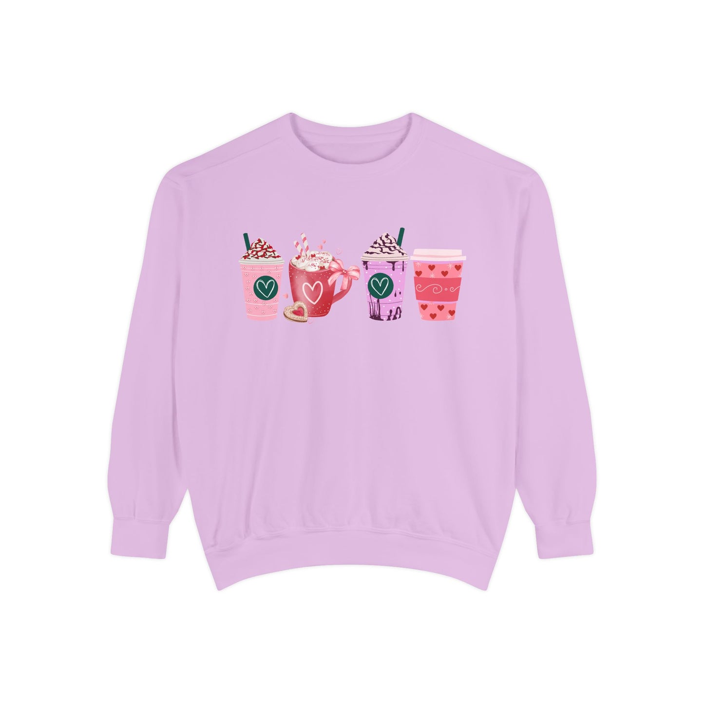 Valentine's Coffee - Comfort Colors Sweatshirt