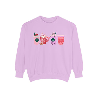 Valentine's Coffee - Comfort Colors Sweatshirt