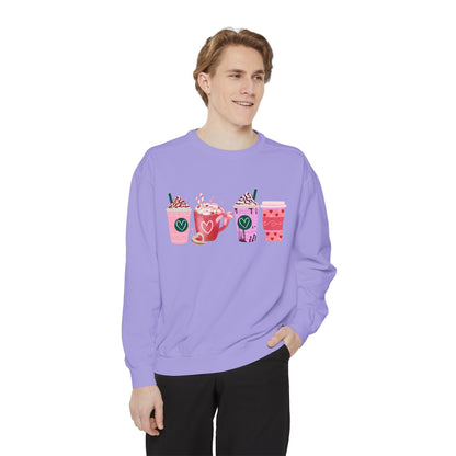 Valentine's Coffee - Comfort Colors Sweatshirt