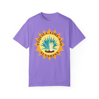 Tequila, Lime And Sunshine - Comfort Colors Shirt