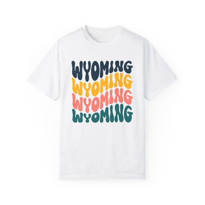 Retro Wyoming - Comfort Colors Shirt