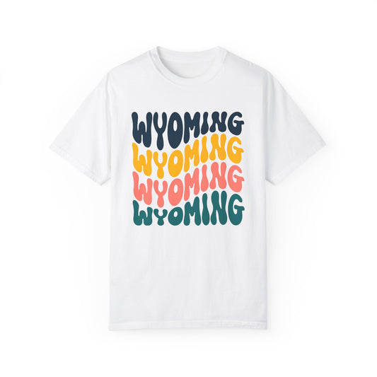 Retro Wyoming - Comfort Colors Shirt