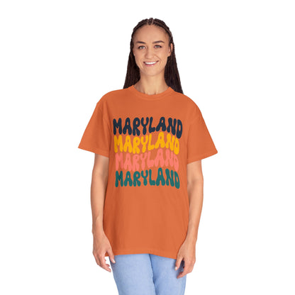 Retro Maryland - Comfort Colors Shirt