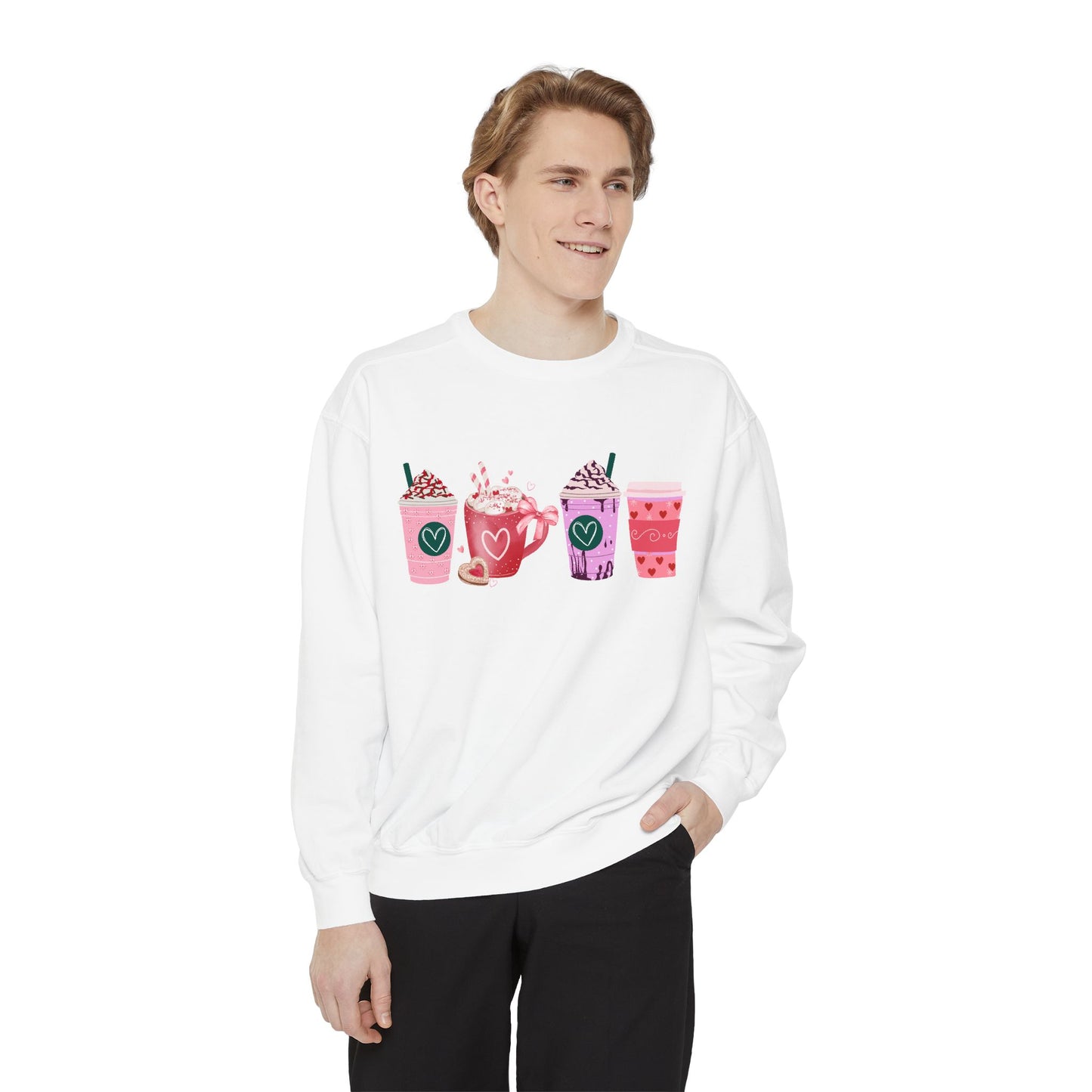 Valentine's Coffee - Comfort Colors Sweatshirt
