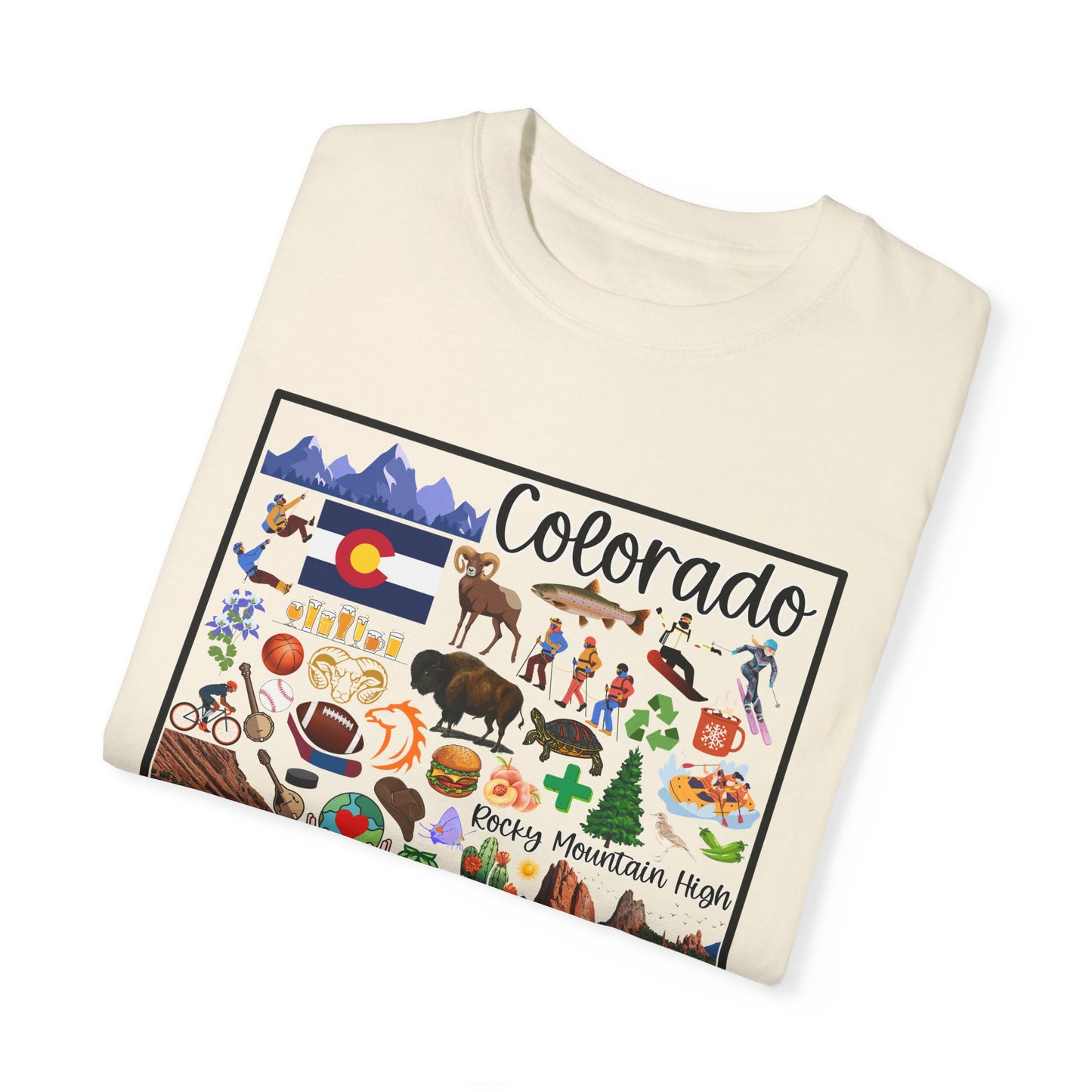 Beautiful State of Colorado - Comfort Colors Shirt