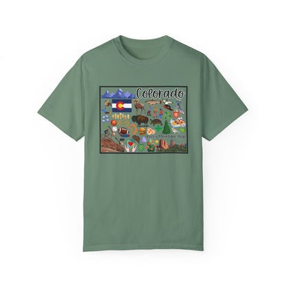 Beautiful State of Colorado - Comfort Colors Shirt
