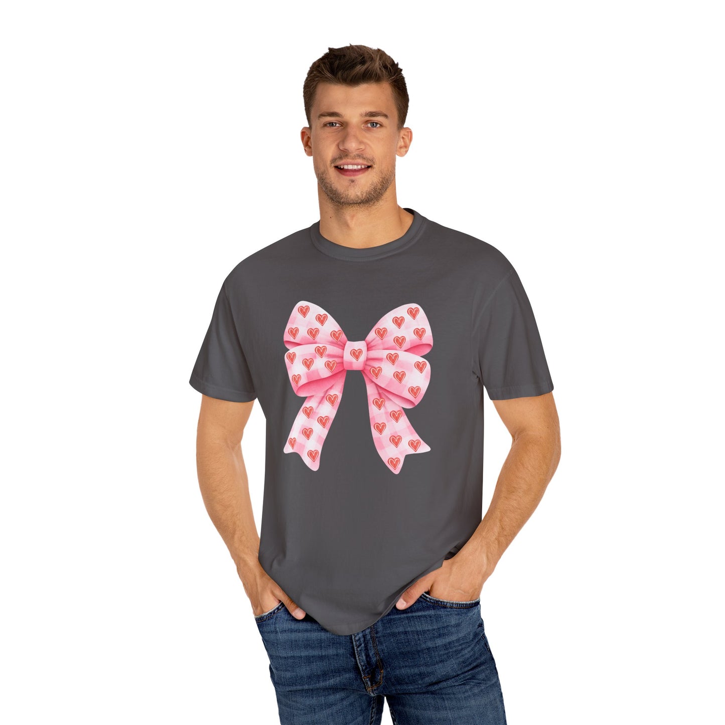 Pink Bows & Hearts - Comfort Colors Shirt