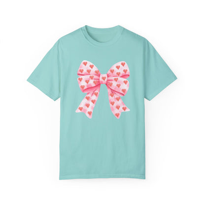 Pink Bows & Hearts - Comfort Colors Shirt