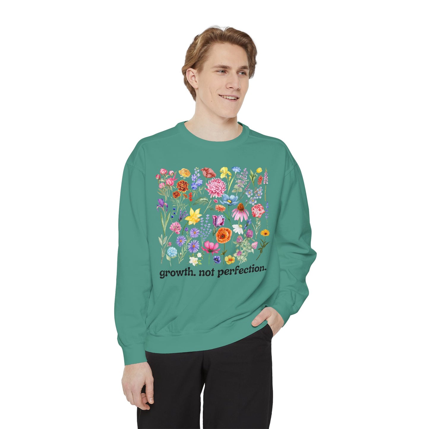 Growth, Not Perfection - Comfort Colors Sweatshirt