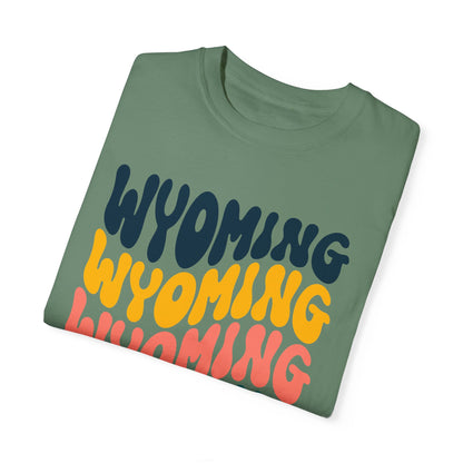 Retro Wyoming - Comfort Colors Shirt