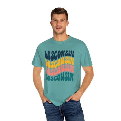 Retro Wisconsin - Comfort Colors Shirt