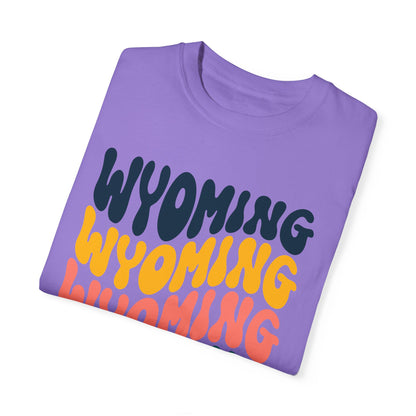 Retro Wyoming - Comfort Colors Shirt
