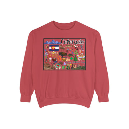 Beautiful State of Colorado - Comfort Colors Sweatshirt