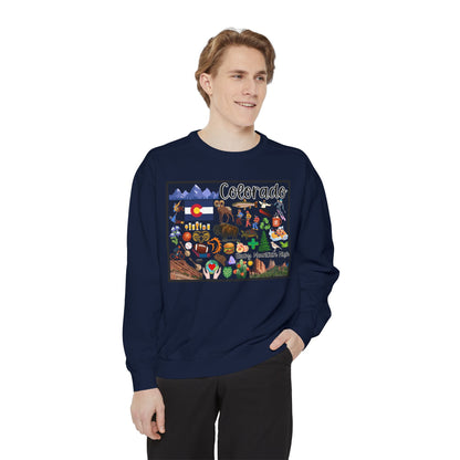 Beautiful State of Colorado - Comfort Colors Sweatshirt