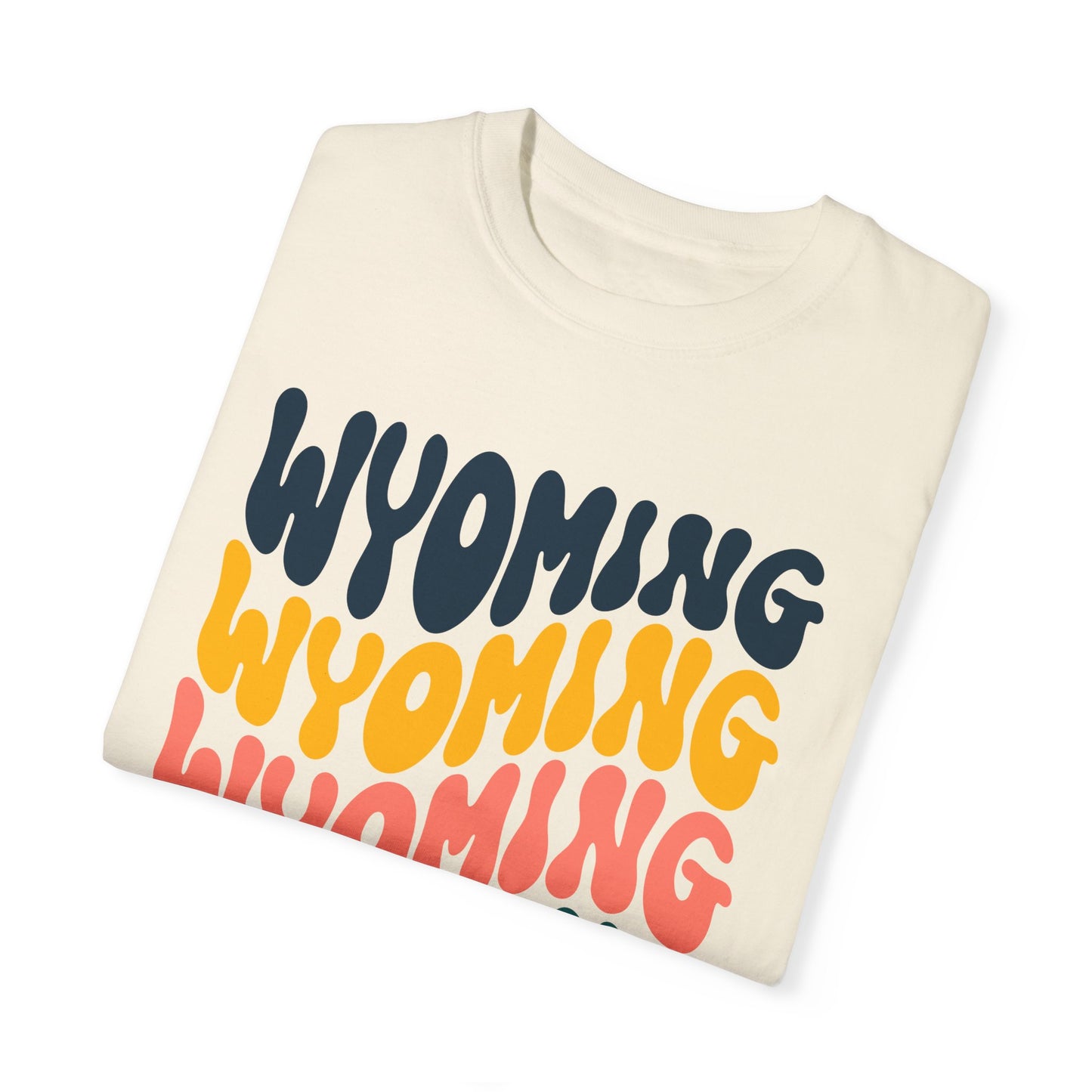 Retro Wyoming - Comfort Colors Shirt