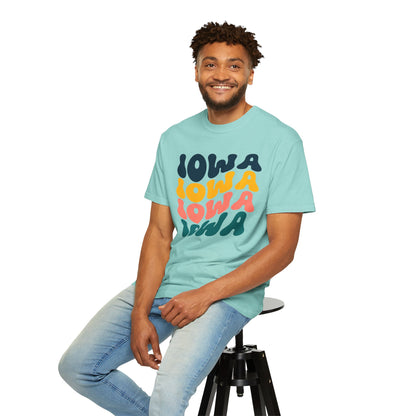Retro Iowa - Comfort Colors Shirt