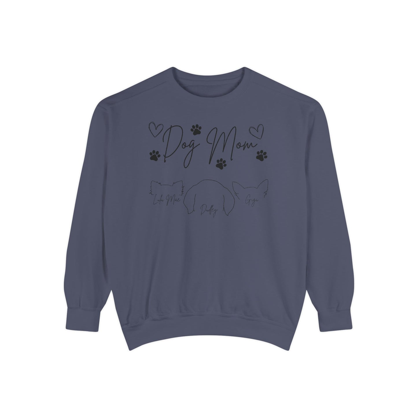 Dog Mom *Customize/Personalize* - Comfort Colors Sweatshirt