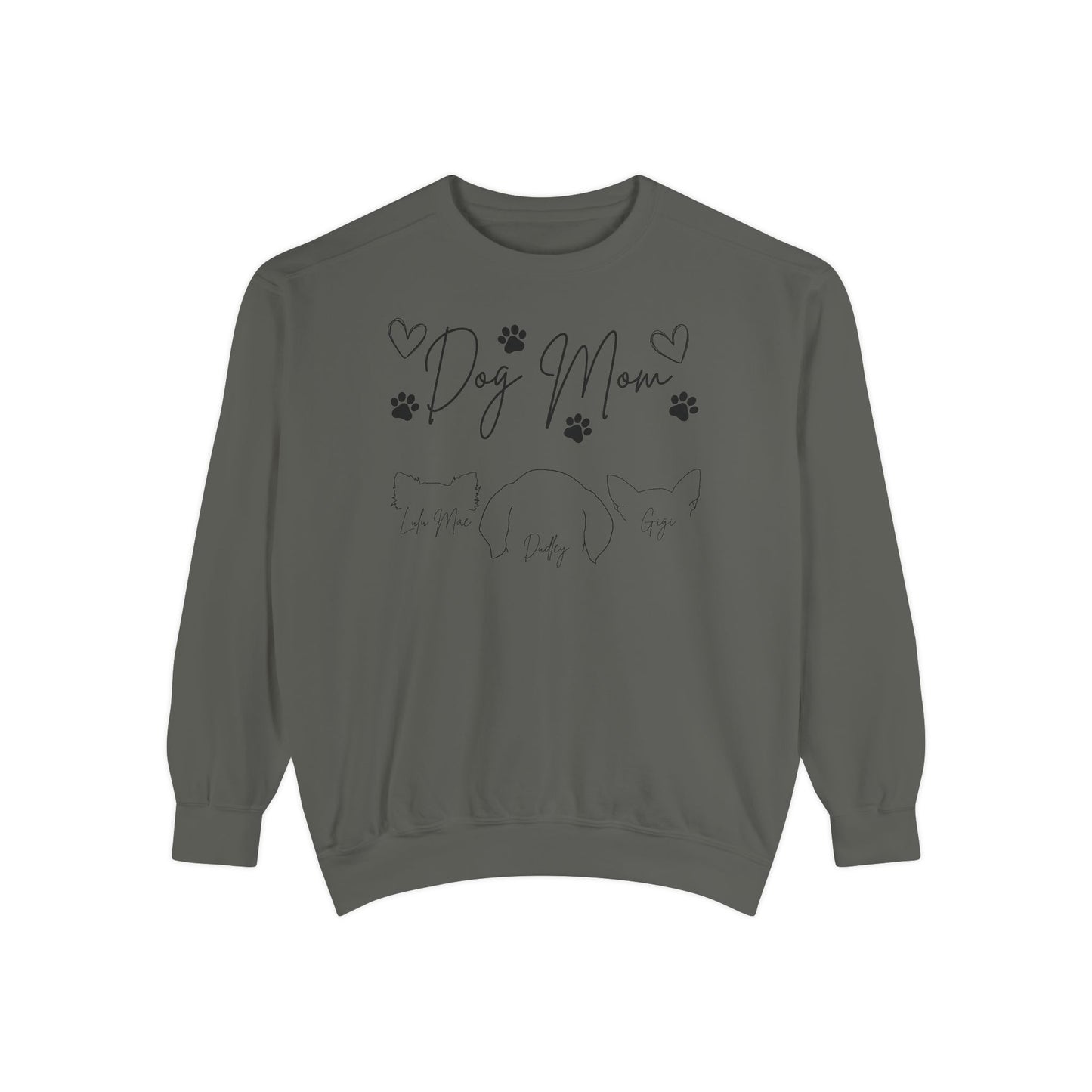 Dog Mom *Customize/Personalize* - Comfort Colors Sweatshirt
