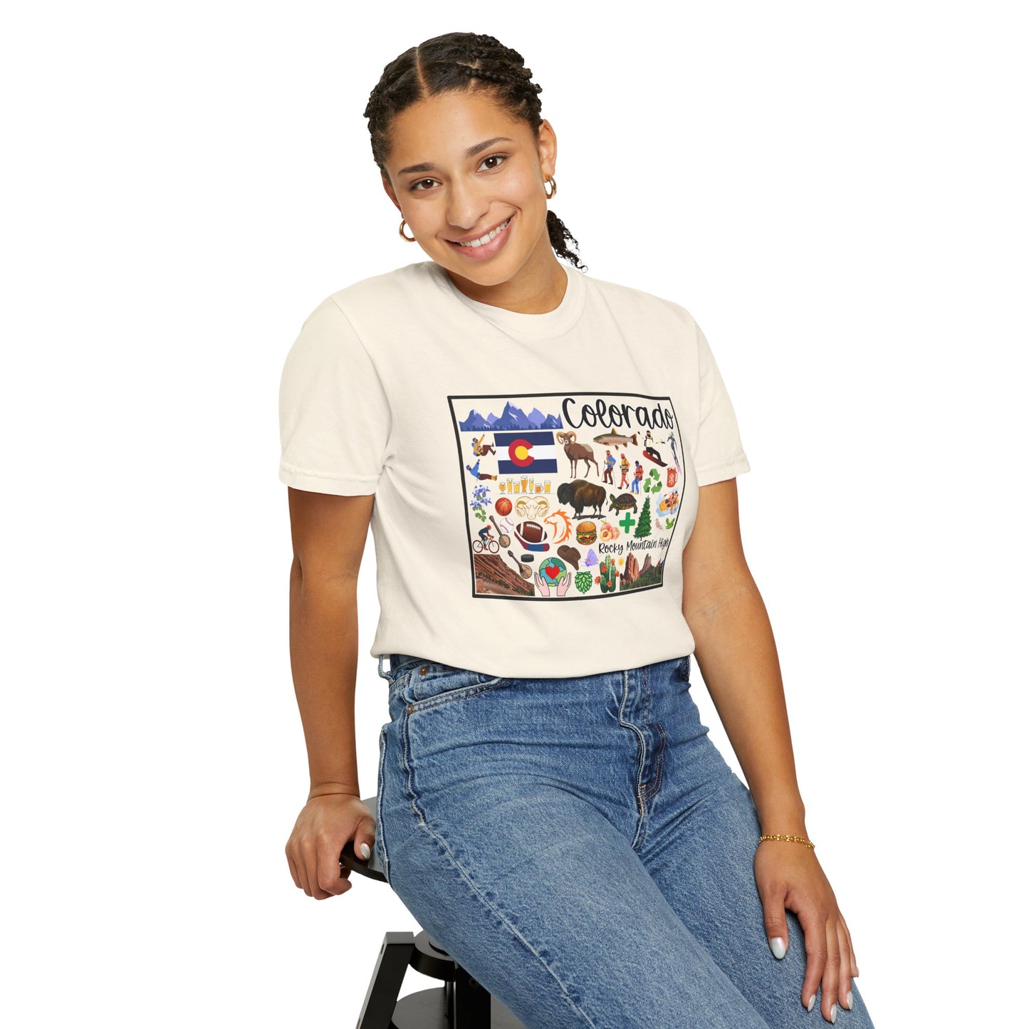 Beautiful State of Colorado - Comfort Colors Shirt