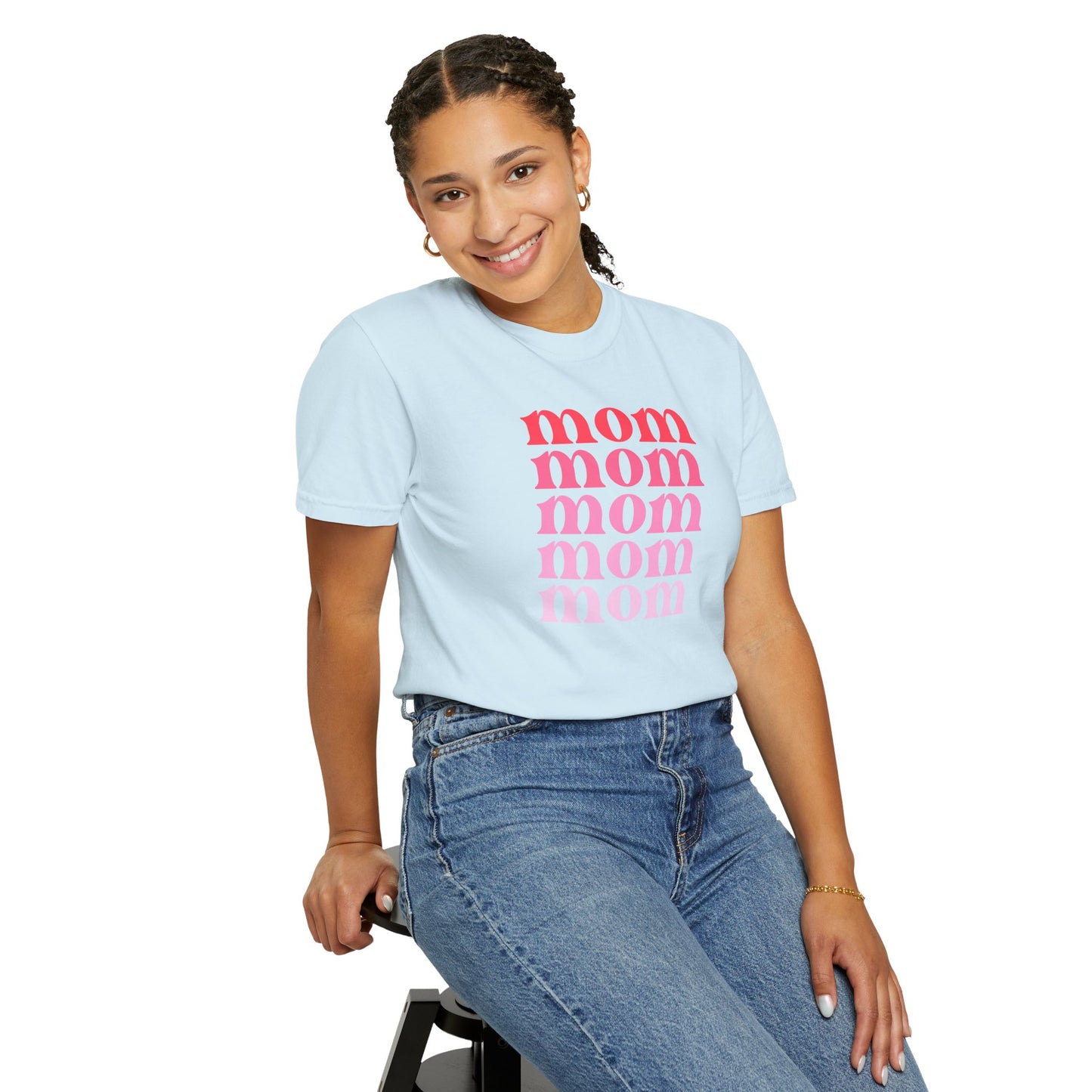 Mom (Pink) - Comfort Colors Shirt
