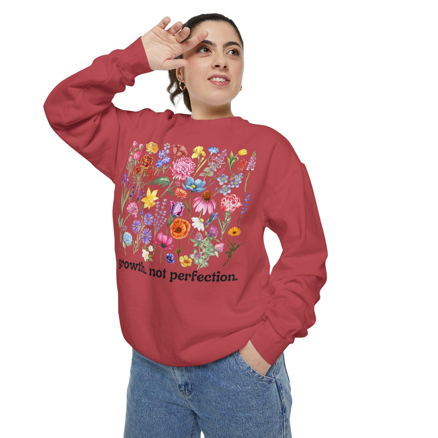 Growth, Not Perfection - Comfort Colors Sweatshirt
