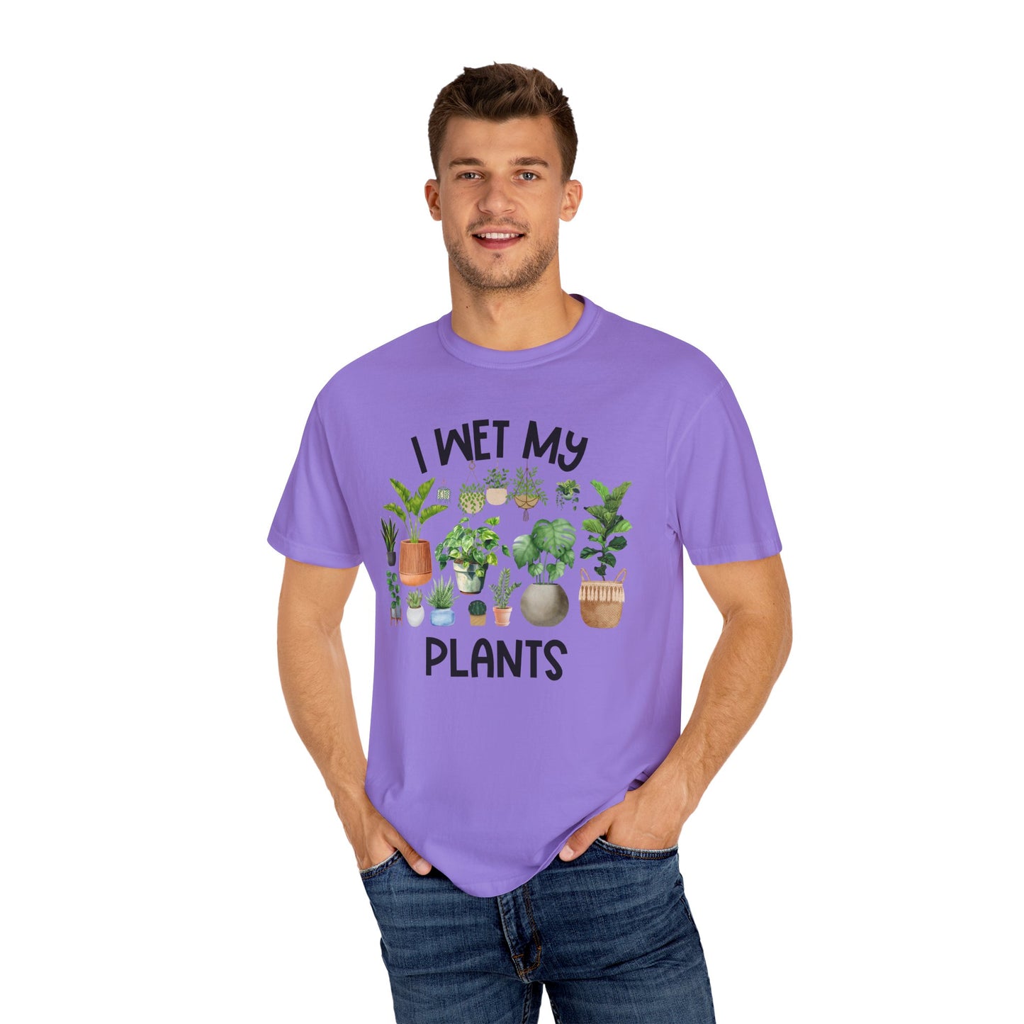 I Wet My Plants - Comfort Colors Shirt