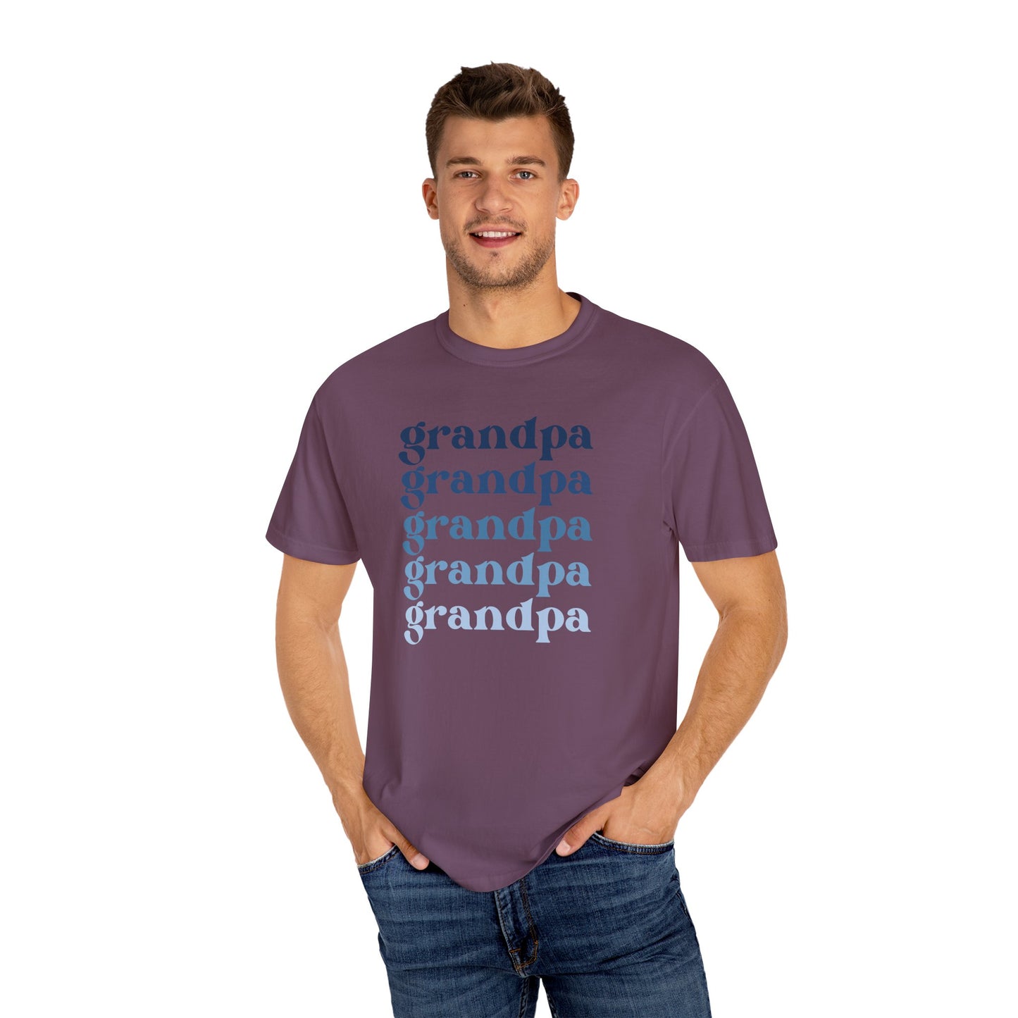Grandpa (Blue) - Comfort Colors Shirt