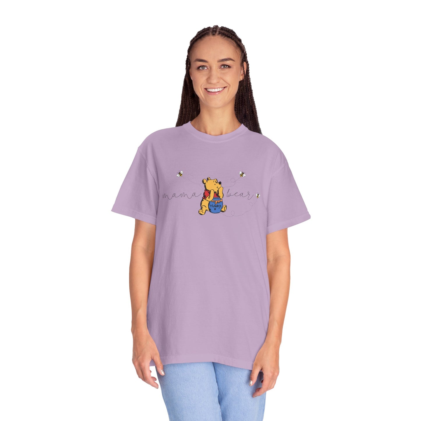 Mama Bear (Pooh Bear & Hunny) - Comfort Colors Shirt