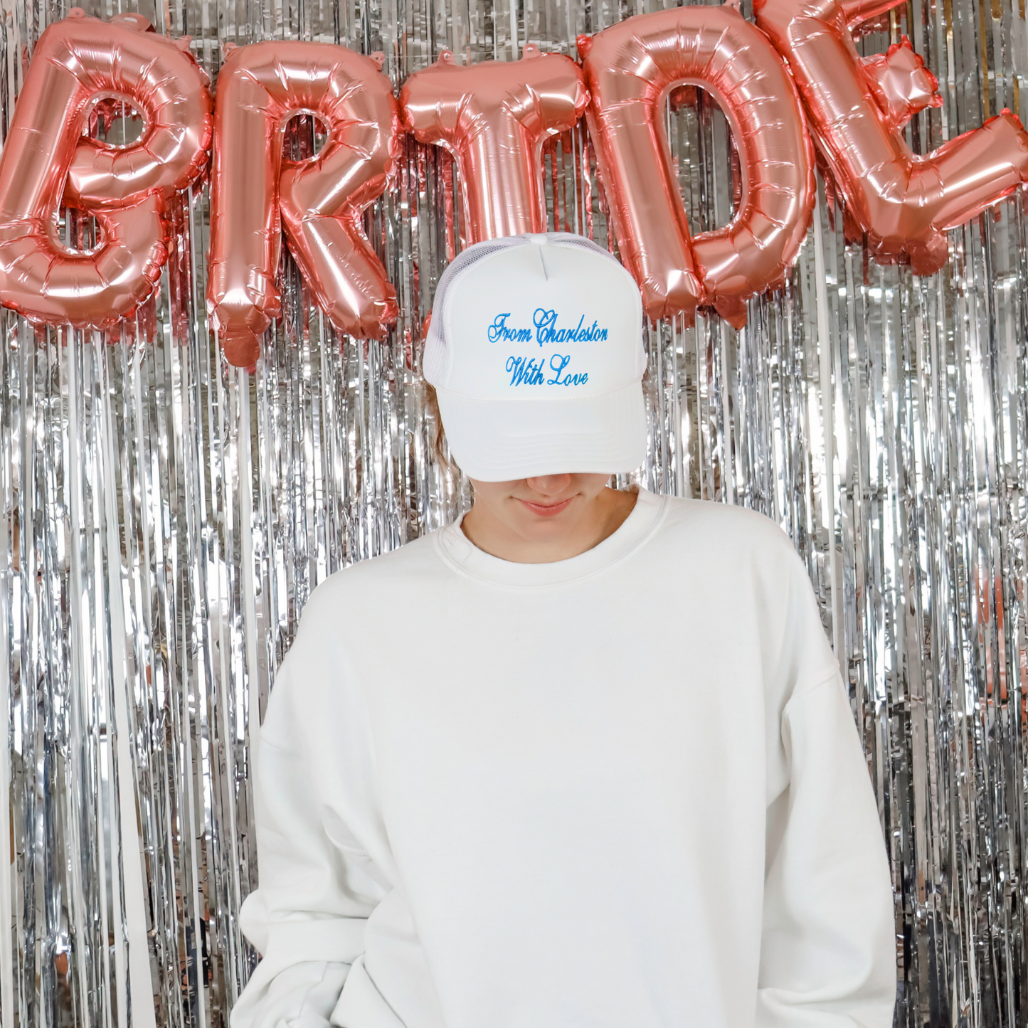 Custom Embroidered Trucker Hat - From *Custom Location* With Love