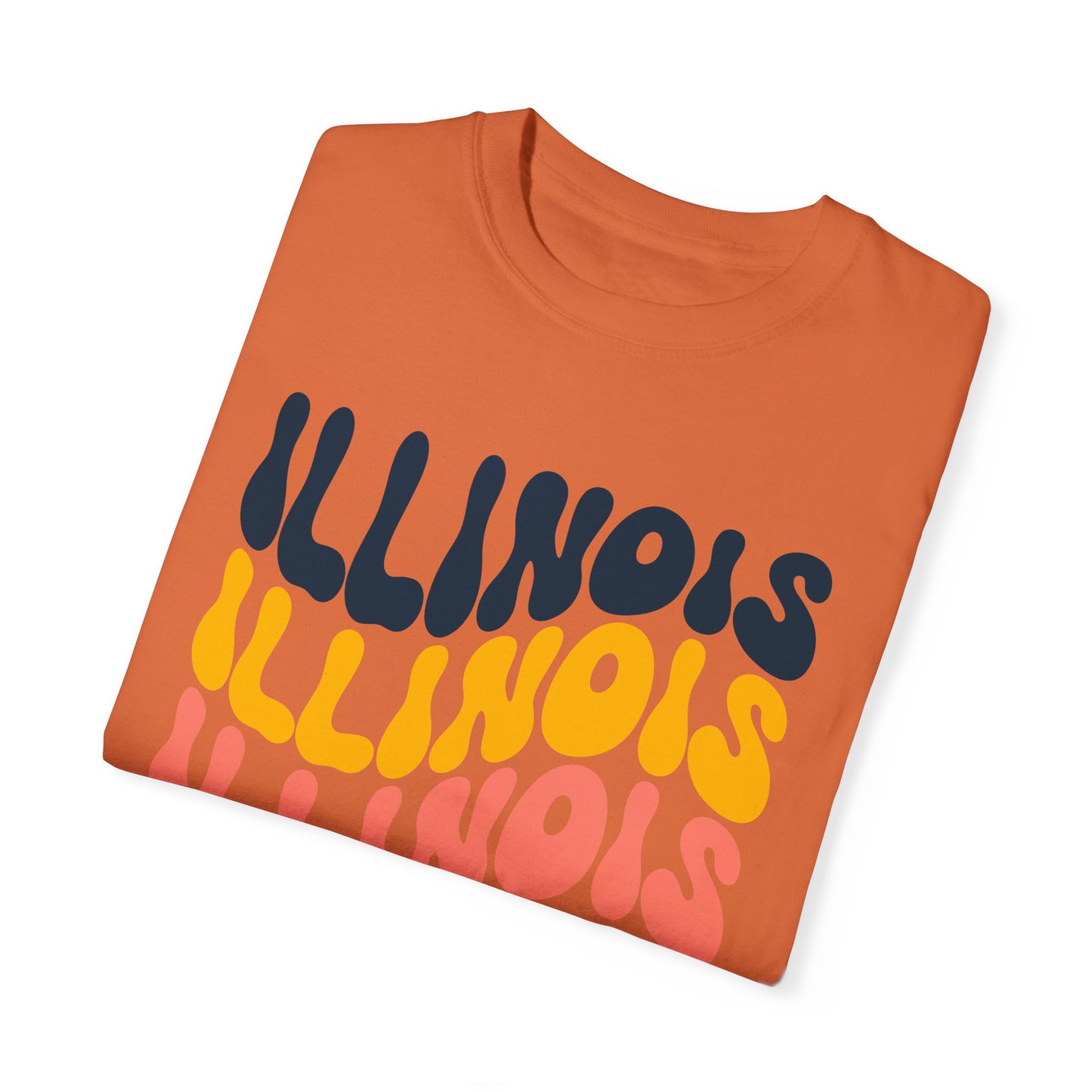Retro Illinois - Comfort Colors Shirt