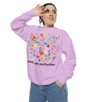 Growth, Not Perfection - Comfort Colors Sweatshirt