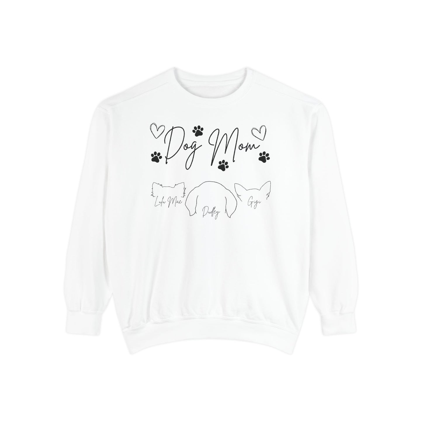 Dog Mom *Customize/Personalize* - Comfort Colors Sweatshirt