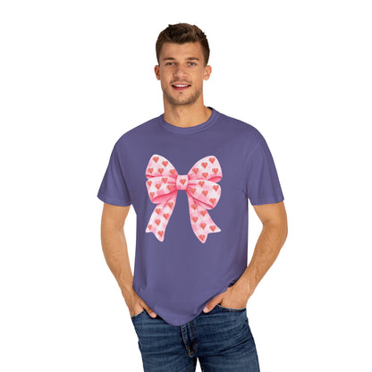 Pink Bows & Hearts - Comfort Colors Shirt