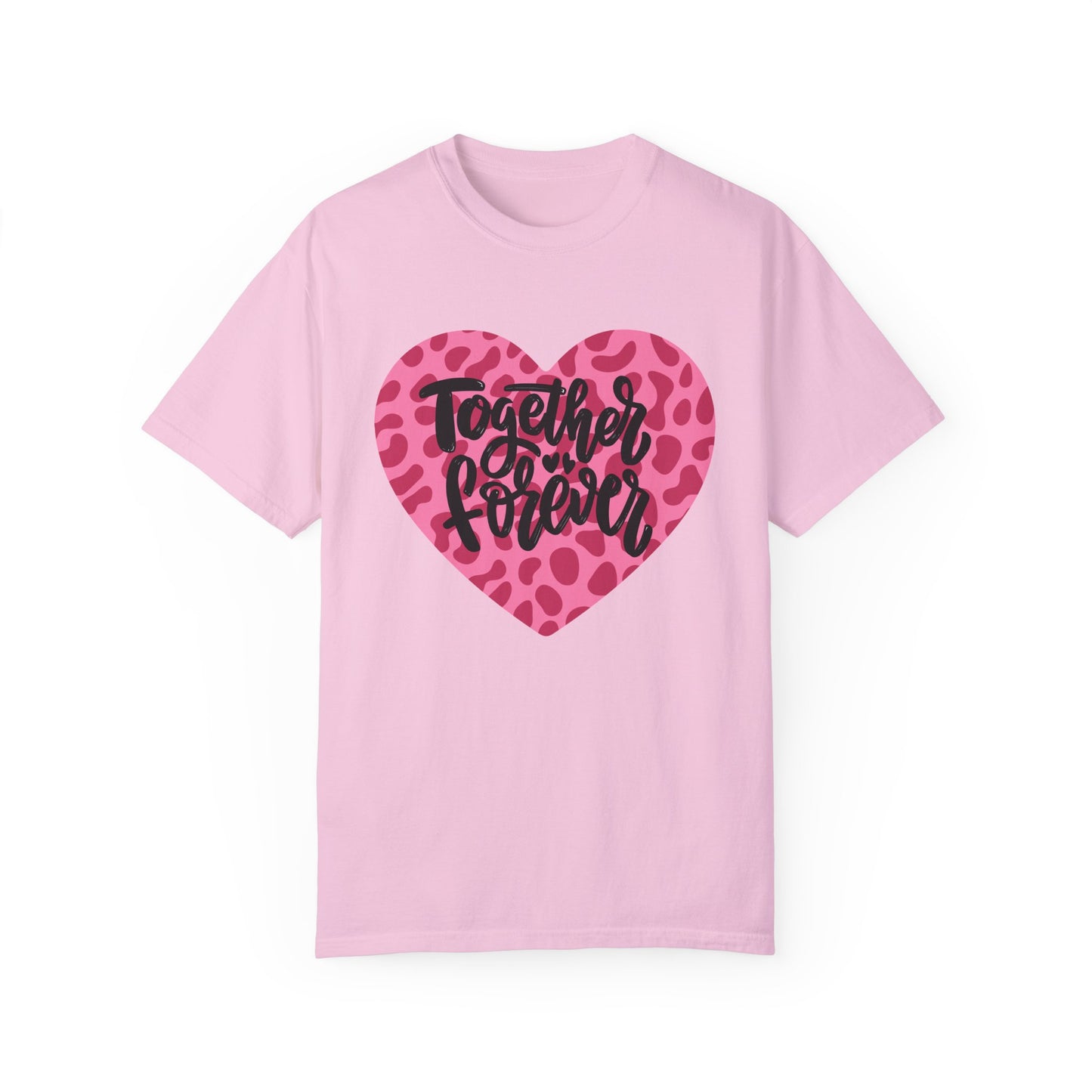 Together Forever Cheetah Heart - Comfort Colors Shirt