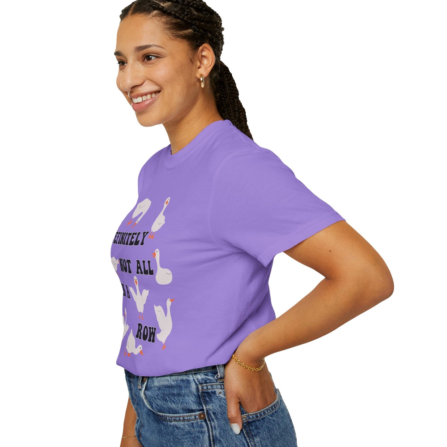 Definitely Not All In A Row - Comfort Colors Shirt