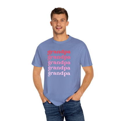 Grandpa (Pink) - Comfort Colors Shirt