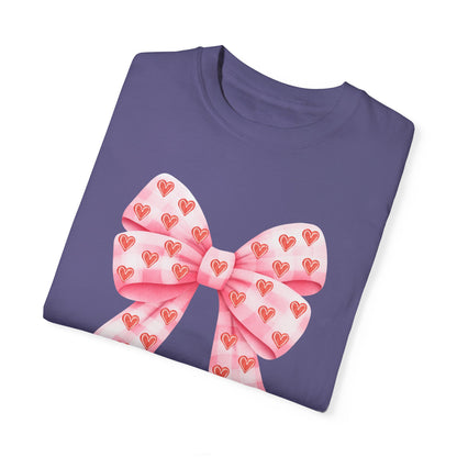 Pink Bows & Hearts - Comfort Colors Shirt