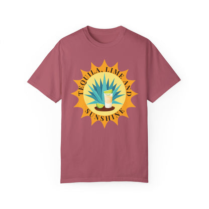 Tequila, Lime And Sunshine - Comfort Colors Shirt