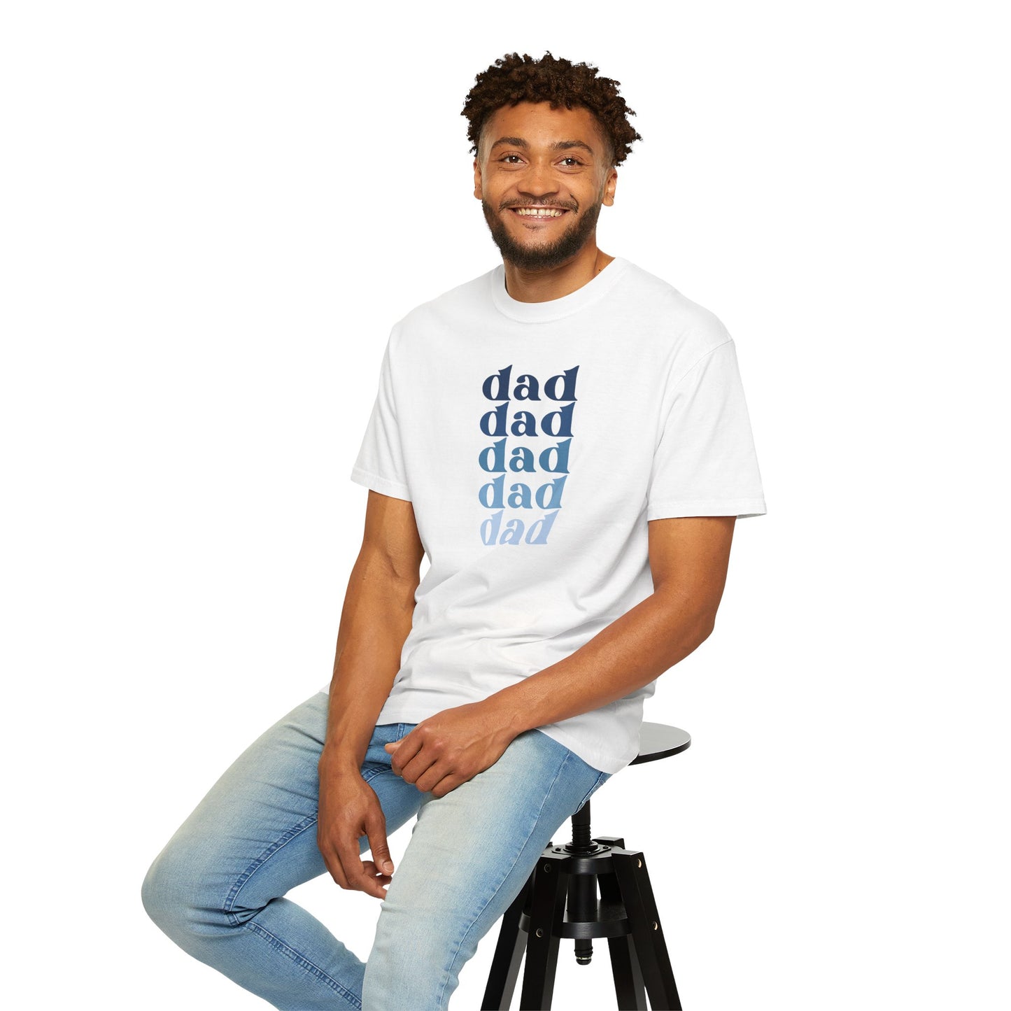 Dad (Blue) - Comfort Colors Shirt